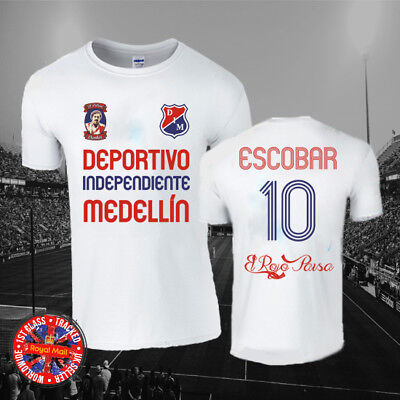 Pablo Escobar Medellin T-shirt Soccer Football Narcos Men's Ladies Gift
