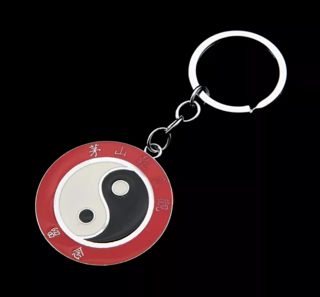 Llavero Llave Yin Yang Medalla Feng Shui de Metal - 25236