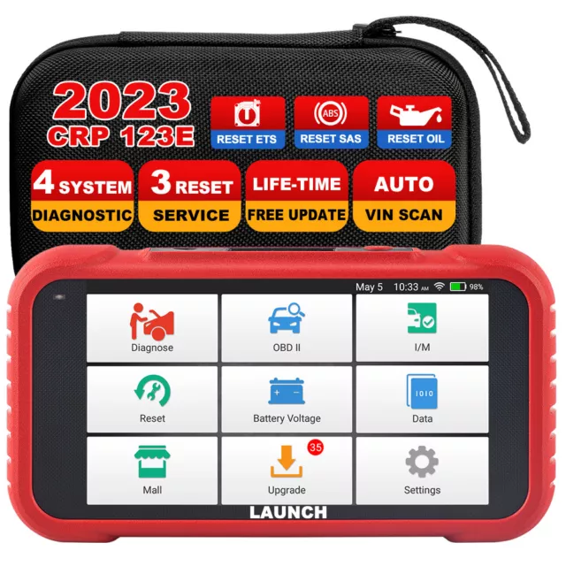 LAUNCH CRP123E Outils Diagnostics Lecteurs code Moteur/Transmission/ABS/SRS