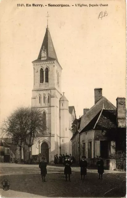 CPA AK En Berry L'Eglise, facade Ouest (612835)