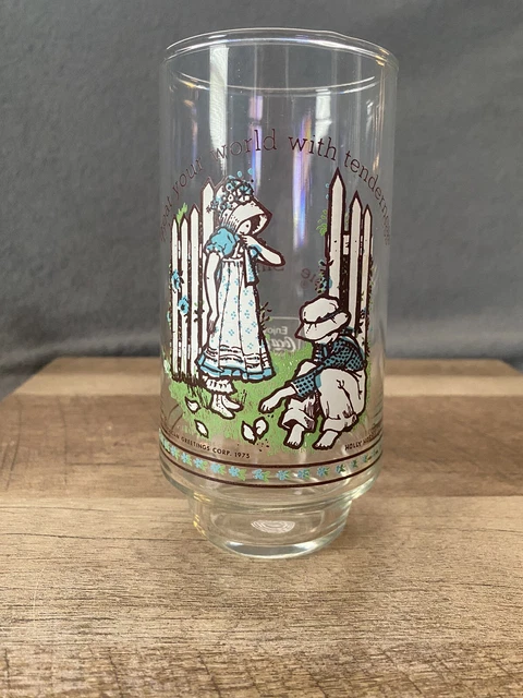 Vintage 1975 Coca-Cola Holly Hobby American Greetings Collectors Glass - New