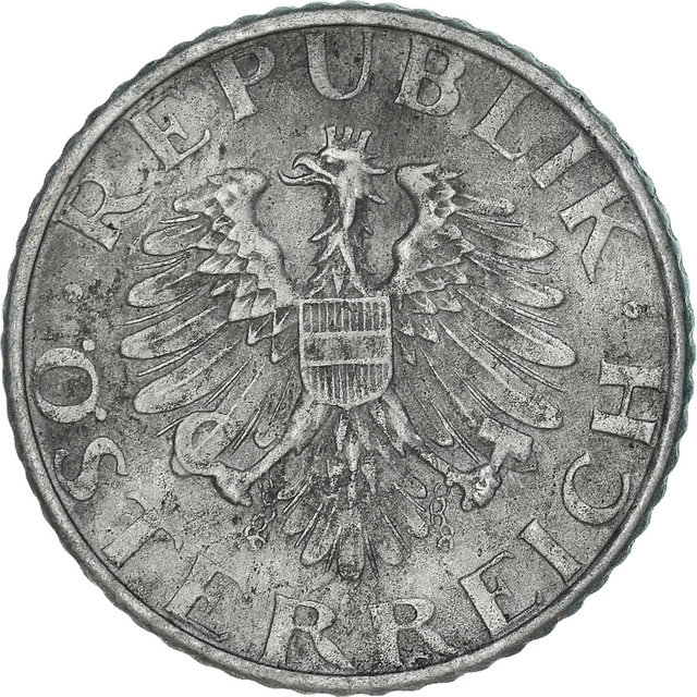 [#366043] Coin, Austria, 5 Groschen, 1953, VF, Zinc, KM:2875