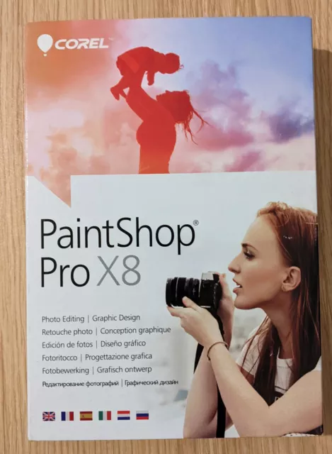 Corel PaintShop Pro X8 in scatola nuovo sigillato