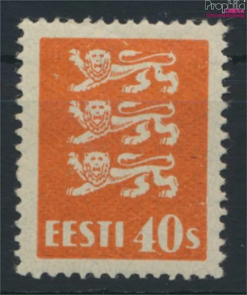 Briefmarken Estland 1928 Mi 84 mit Falz(9281222