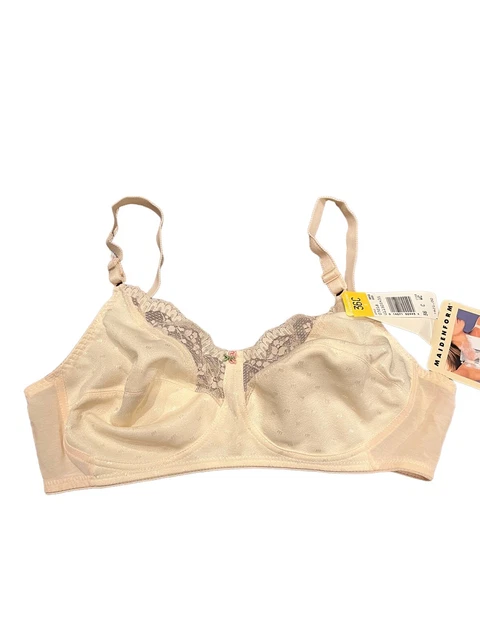 Maidenform Letter Perfect Classic Full Figure WireFree Bra 7218 36C Vintage NWT