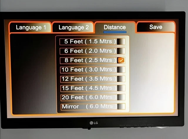 Premium Visual Acuity Vision Chart LED Digital Eye Chart Vision Test