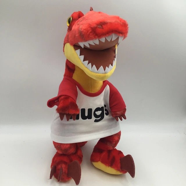 Roaring Red Raptor Dinosaur Plush Build A Bear with Sound Box  19” Velociraptor