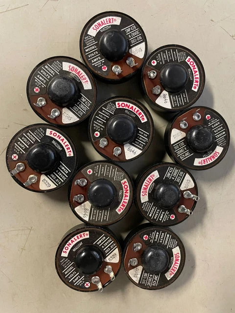 10 Mallory 42mm Sonalert Buzzer – 2900 Hz – 64 to 76 dBA – 4 to 28 V DC – SNP428