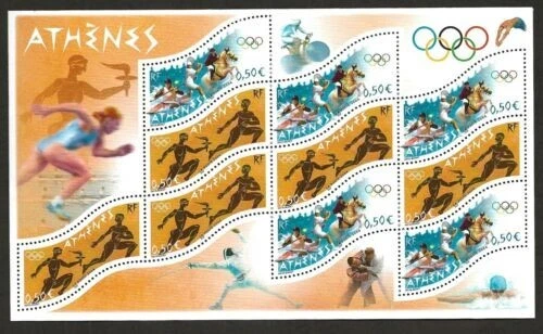 Bloc Feuillet Timbres France – La France à Voir 2004 – Neuf – Thème Croix-Rouge