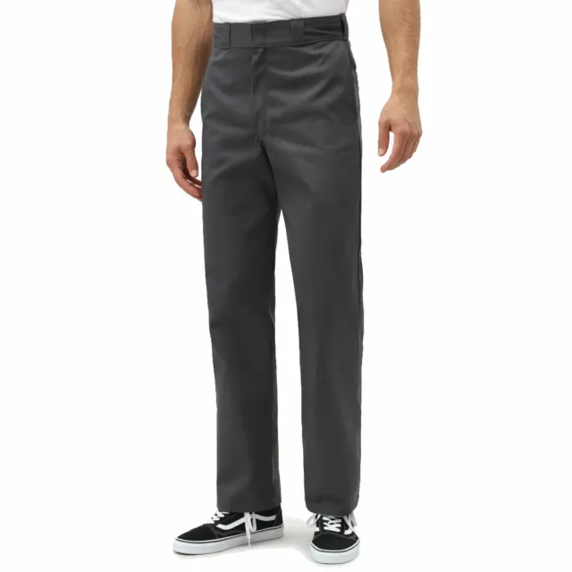 Dickies 874 Work Pant Rec Herren-Freizeithose Chino Hose Bundfaltenhose Grau NEU