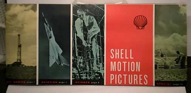 Shell Oil Motion Pictures Booklet about the Oil Industry