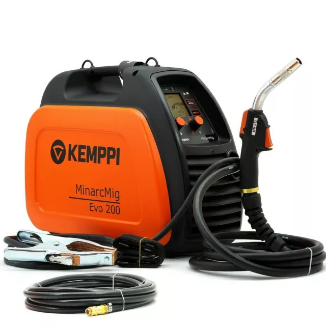 Kemppi MinarcMIG Evo 200 | 200amp Portable MIG Welder Package with 3m Torch