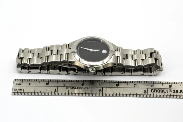 Movado Museum Juro Ladies Model 84 E4 1844 Wrist Watch Wb664-6 8
