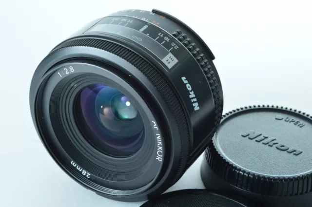 【Near Mint】Nikon AF FX NIKKOR 28mm f/2.8 Lens with for Nikon DSLR Cameras