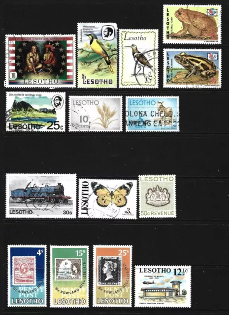 Lesotho .. Collection of postage stamps .. 13304