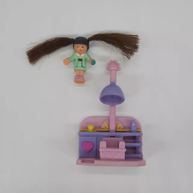 Polly Pocket Comb 'n Curl Salon Mattel Vintage Incomplete Bluebird 1995