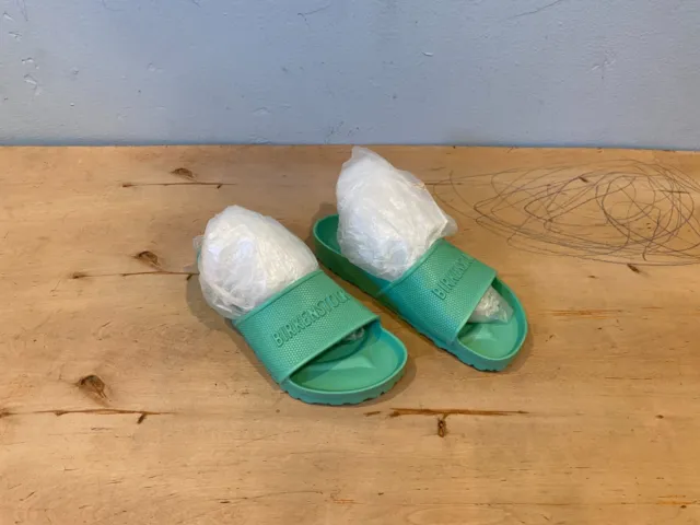 NWOT/B Birkenstock Barbados EVA Slide Sandal ,  Bold Jade , EU 37 / US 6 - 6.5