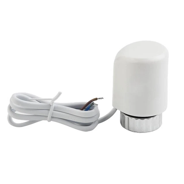 Attuatore Elettrico Termico Per Collettore Riscaldamento A Pavimento - Normalmente Aperto, 230V, Spinta 110N, IP54