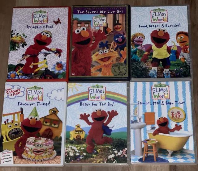 Sesame Street Elmos World What Makes You Happy Dvd 2007 Vg 813