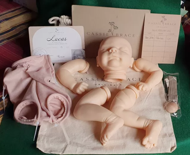 Reborn Doll Kit - Lucas By Cassie Brace - 13/900 - Limited Edition Sold Out Kit