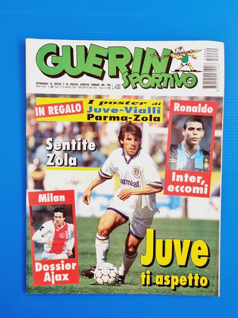 Ancien Magazine Guerin Sportivo 1995 - Stoichkov, Bergkamp, Mazzola, R. Carlos