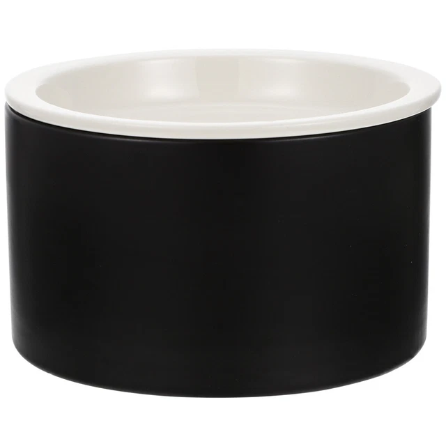 Porcelain Kitten Feeder Pet Ceramic Bowl Auto Feeder Cat Bowl