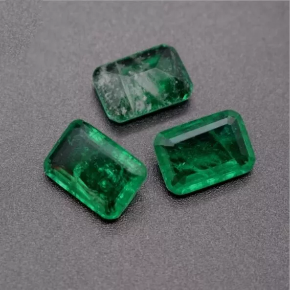 Natural Colombia corte esmeralda 4*6MM-13*18MM AAAAA+ VVS piedra preciosa perdedora 3