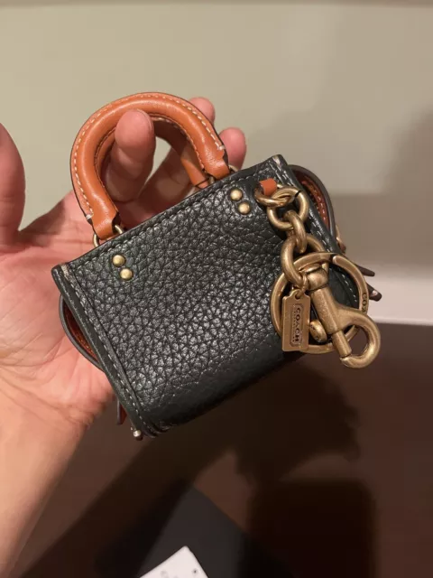 coach mini rogue bag charm