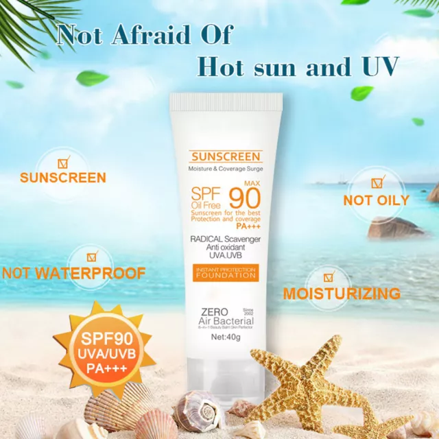 40g Sunscreen Waterproof Body UV Isolation FaciaL Moisturizing Safe IDS