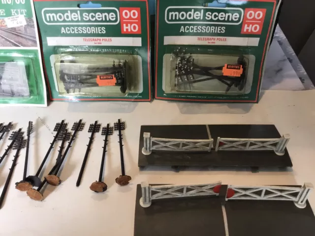 OO Gauge Peco Lineside Kits LK-45, 46 & LK-1 Sealed in boxes plus other items