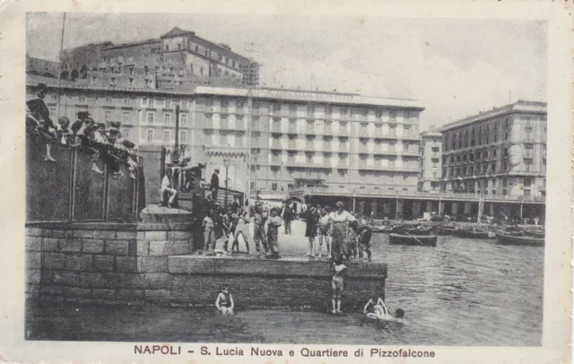 Napoli S.Lucia Nuova e Quartiere Pizzofalcone f.p.