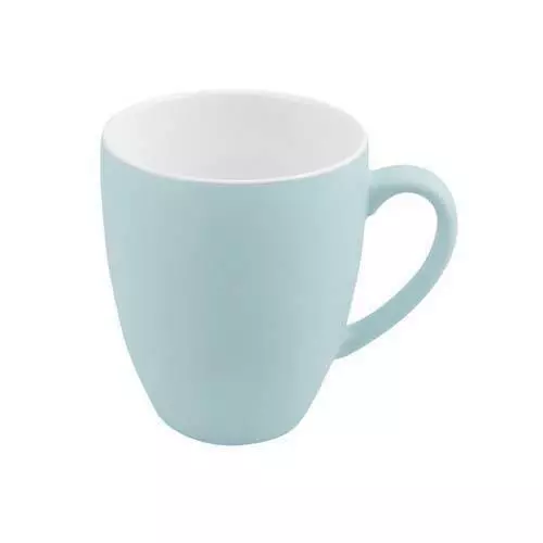 6x Mug Pale Mist Blue 400mL Bevande Coffee Mugs Cups Hot Chocolate Cup Cafe