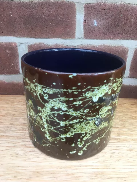 Retro German Pottery Vase Planter Marei Keramik 12.5x 14 cm