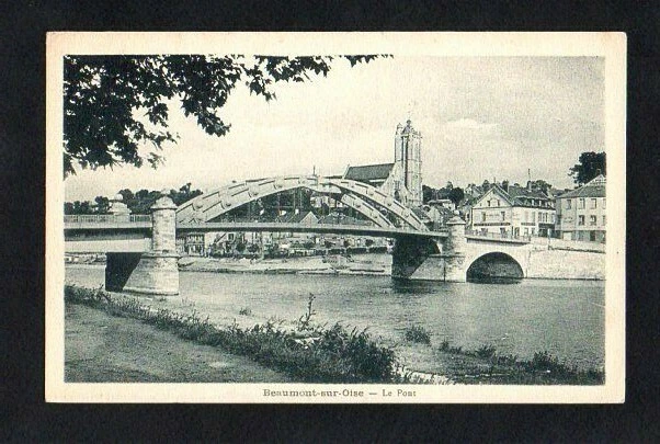 CPA BEAUMONT SUR OISE - Le pont