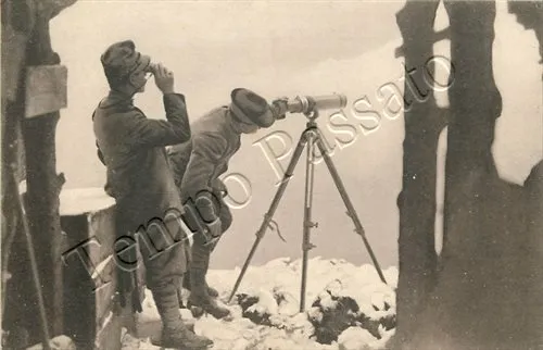 Prima guerra mondiale - Osservatorio in alta montagna