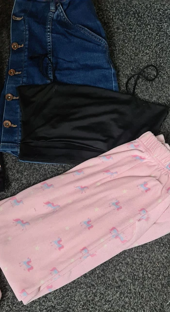 Girls Clothing Bundle Pyjamas Hoodie Leggings Jogger x 8 Items aged 12-13 Years 7