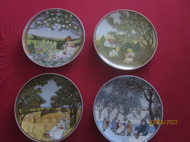 WANDTELLER &amp;VIER JAHRESZEITEN&amp; von Heinrich/ Villeroy&amp;Boch - Porzellan ...