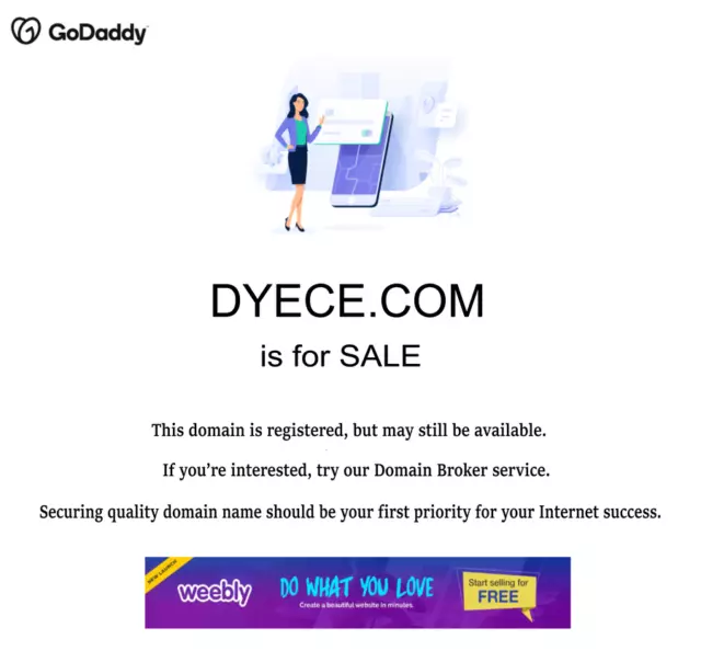 Dyece.com 5 Letter Short Catchy Brandable Premium Domain Name Business Startup
