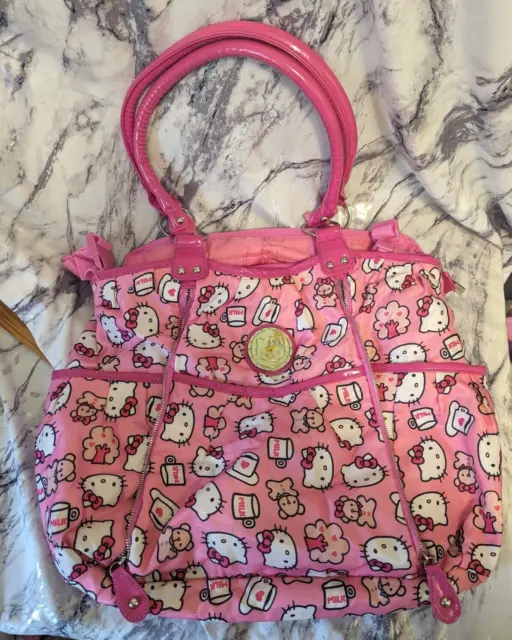 Sanrio's Hello Kitty diaper bag - Pink - Pre-owned - Many pockets!