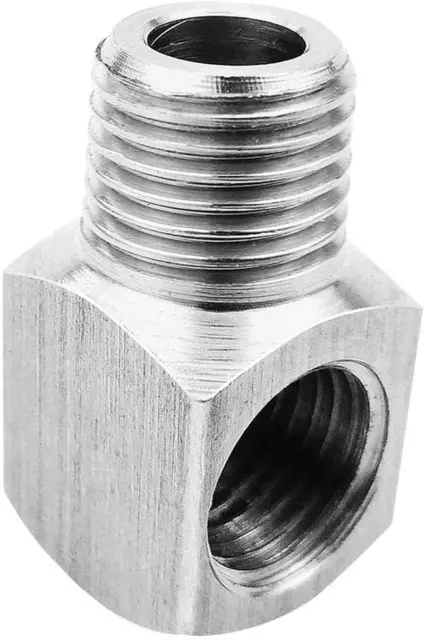 Stainless Steel Cast Pipe Fittings 90 Degree Barstock Street Elbow 1/4" NPT Male