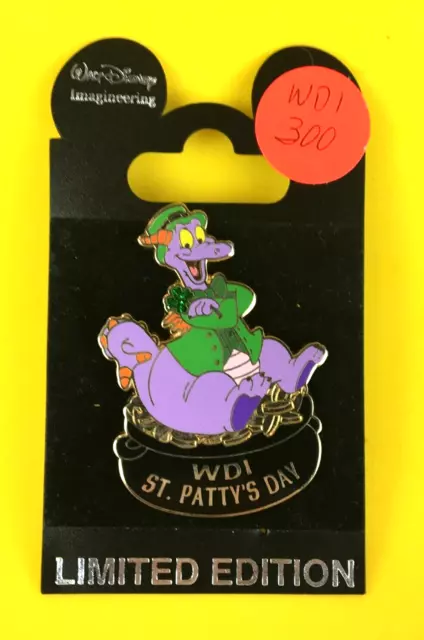 Disney Pin Figment St Patrick's Patty's Day WDI LE 300 Imagineering 2008