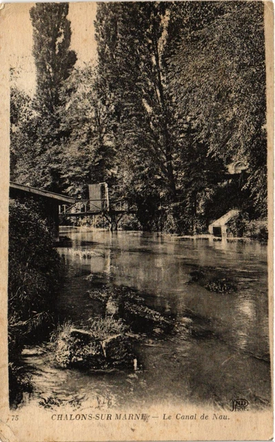 CPA CHALONS-sur-MARNE - Le Canal de Nau (742268)