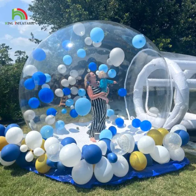 US STOCK 16FT Inflatable Bubble House Balloons Dome Tent Outdoor Yard Party Kids