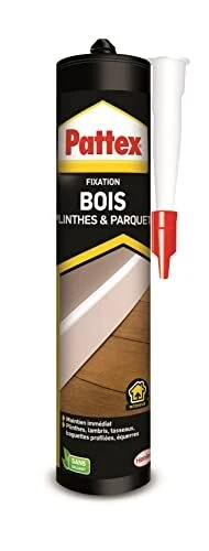 Pattex Fixation Bois, Colle de fixation sans solvant, Colle acrylique ultra-puis