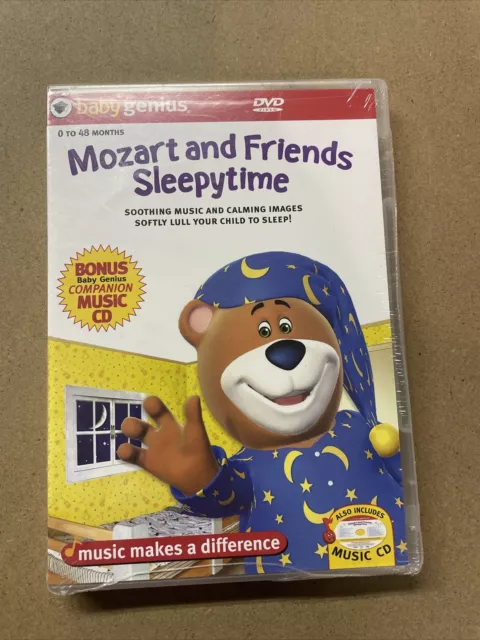 Baby Genius - Mozart and Friends Sleepytime 2004, DVD/CD 0-48 months