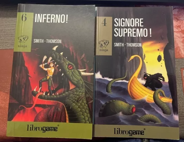 Librogame  EL  Serie Ninja n.1-6  (Serie completa)  tutti  1°edizione  nuovi