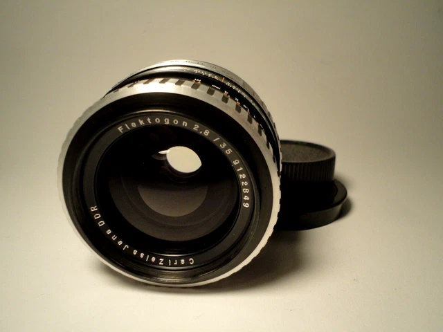 M42 Carl Zeiss Jena Flektogon 1Q 2,8/35 MINT Condition Zebra Vintage  f2.8 35mm