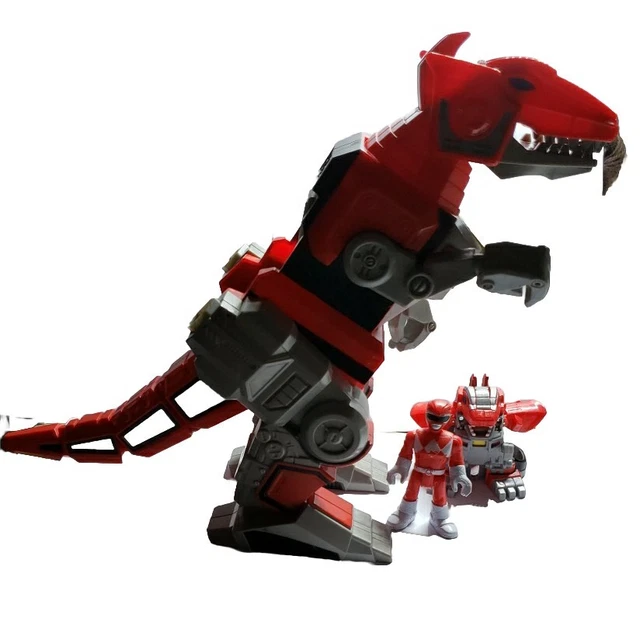 IMAGINEXT POWER RANGERS Red DinoZord TRex Dinosaur With red figure