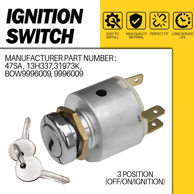 Mini Interruttore Accensione Classico Originale Lucas 3 Posizioni - Foto 14