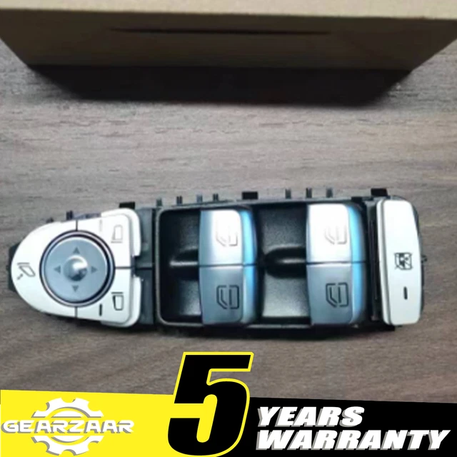 POWER WINDOW SWITCH Driver Side Black Fits Mercedes-Benz C-Class W205 ...